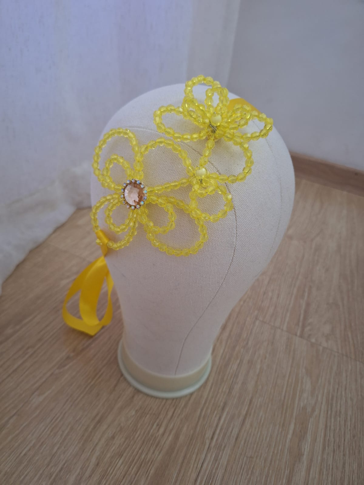 Casquete Cristais flor